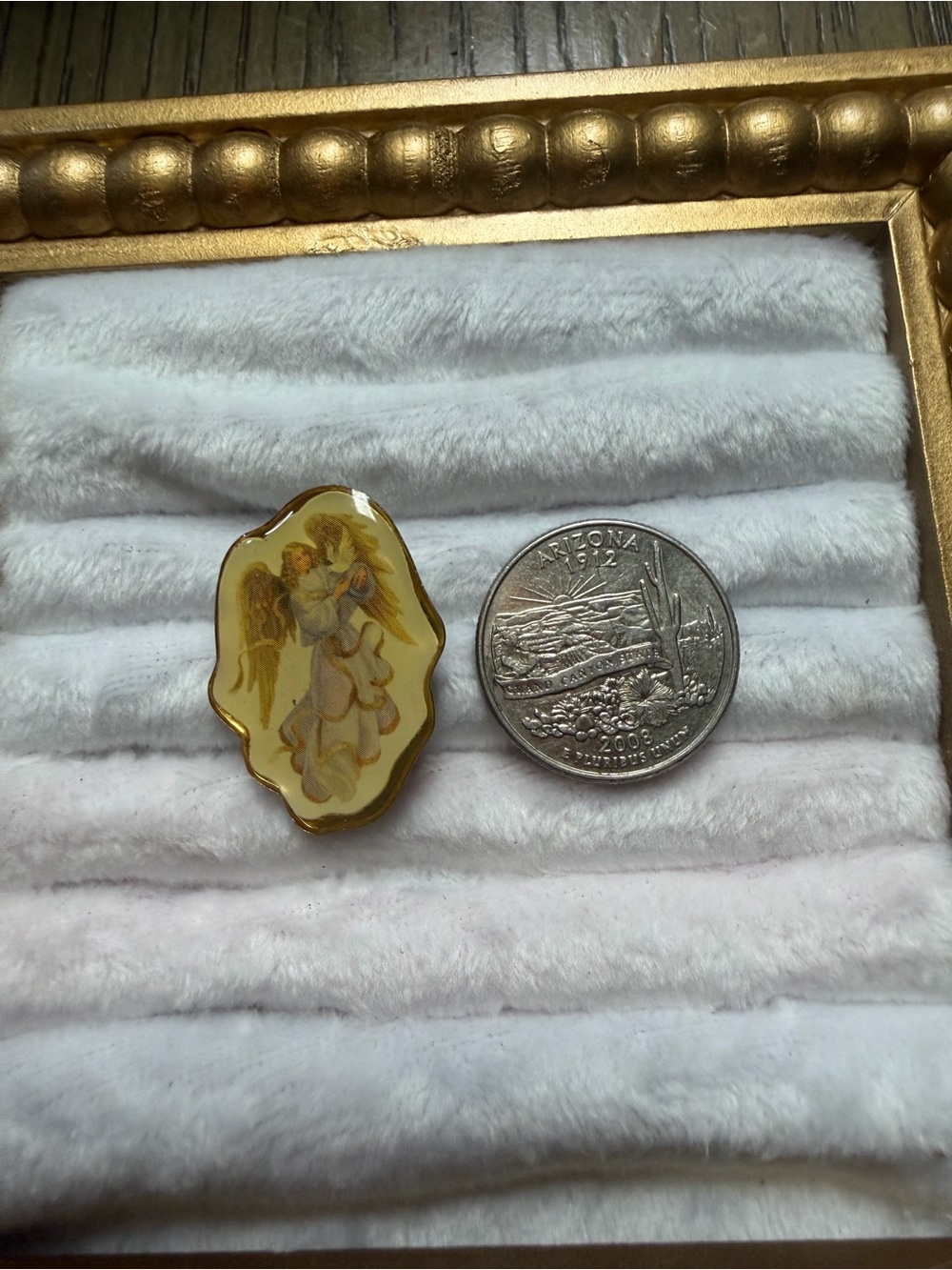 Vintage Heavenly Angel Gold Tone - Picture 3 of 3